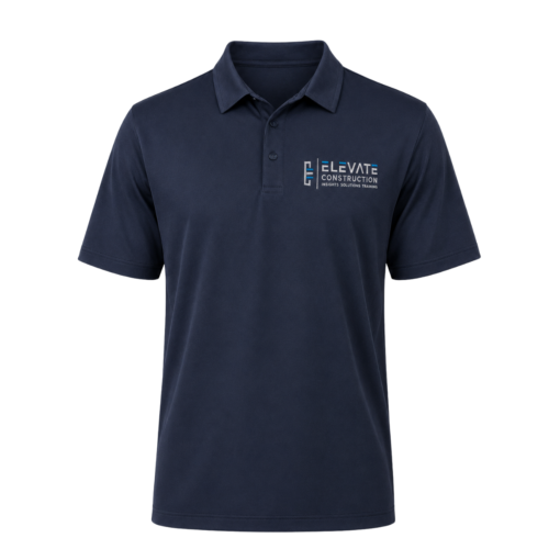 Navy Performance Polo - Steady & Strong