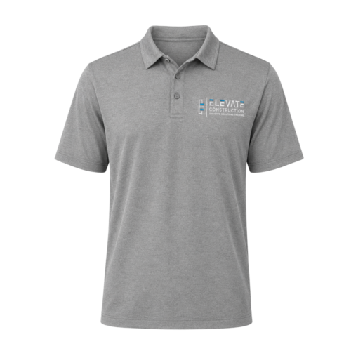 Gray Performance Polo - Show Up Ready