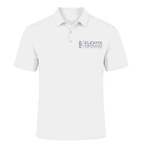 White Performance Polo - Rise Above