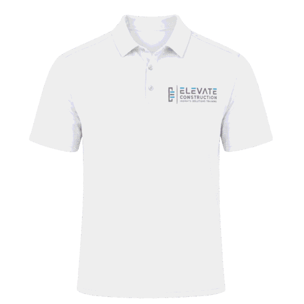 White Performance Polo - Rise Above