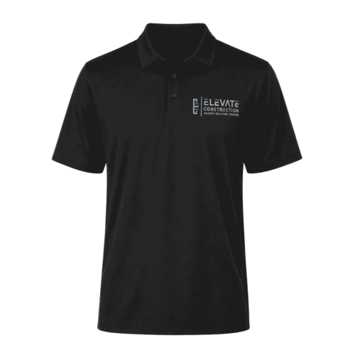 Black Performance Polo - Built to Lead