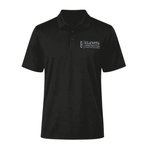 Black Performance Polo - Built to Lead